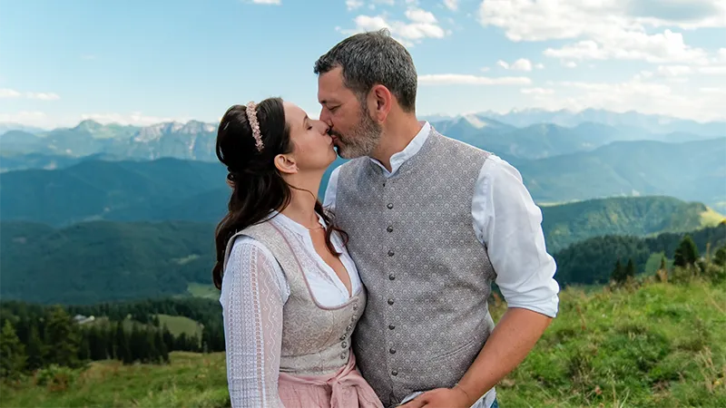 Hochzeitsvideo Berghochzeit Gipfel Brauneck